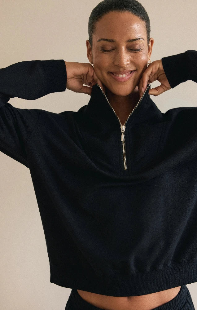 Gate Check Modal Sweatshirt - Black
