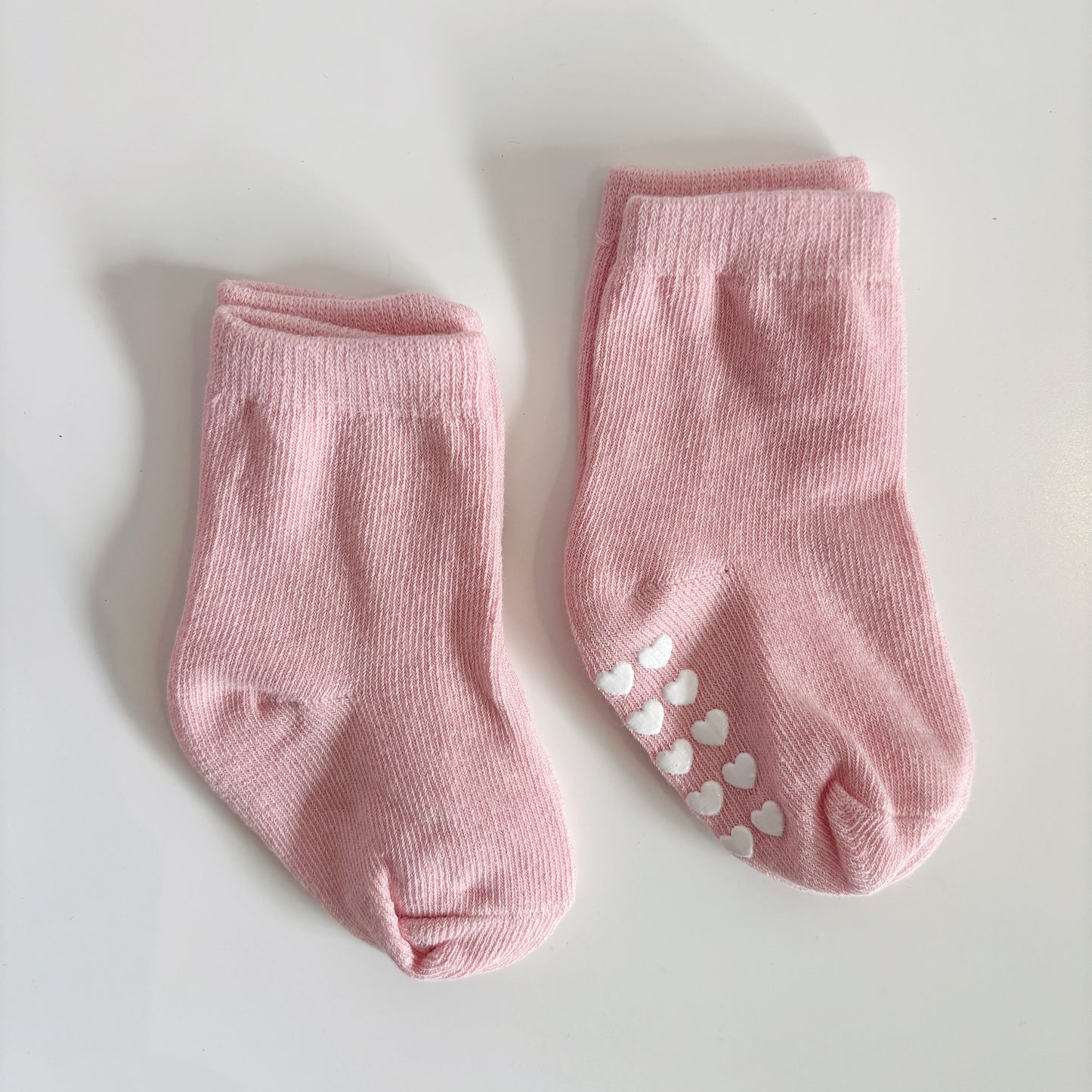 Cotton Baby Socks (2 pairs) - Pink