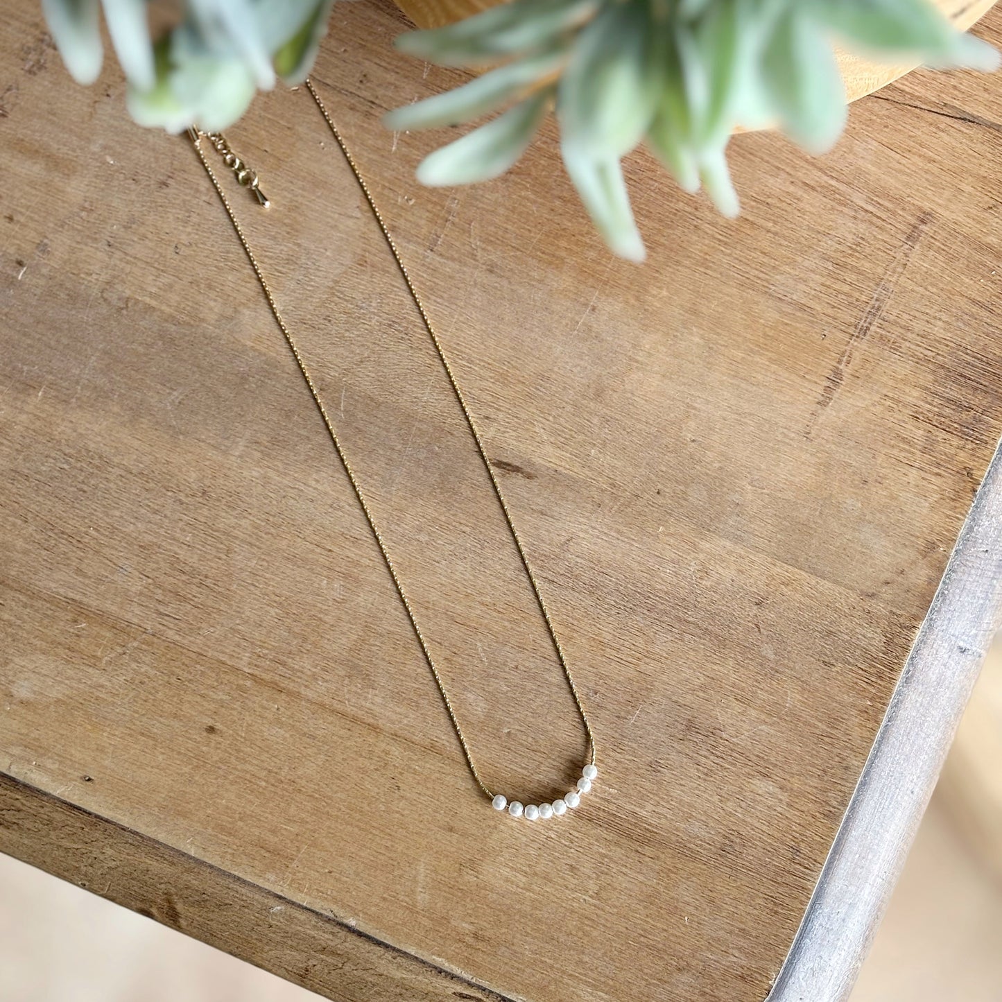 Tiny Pearl Necklace