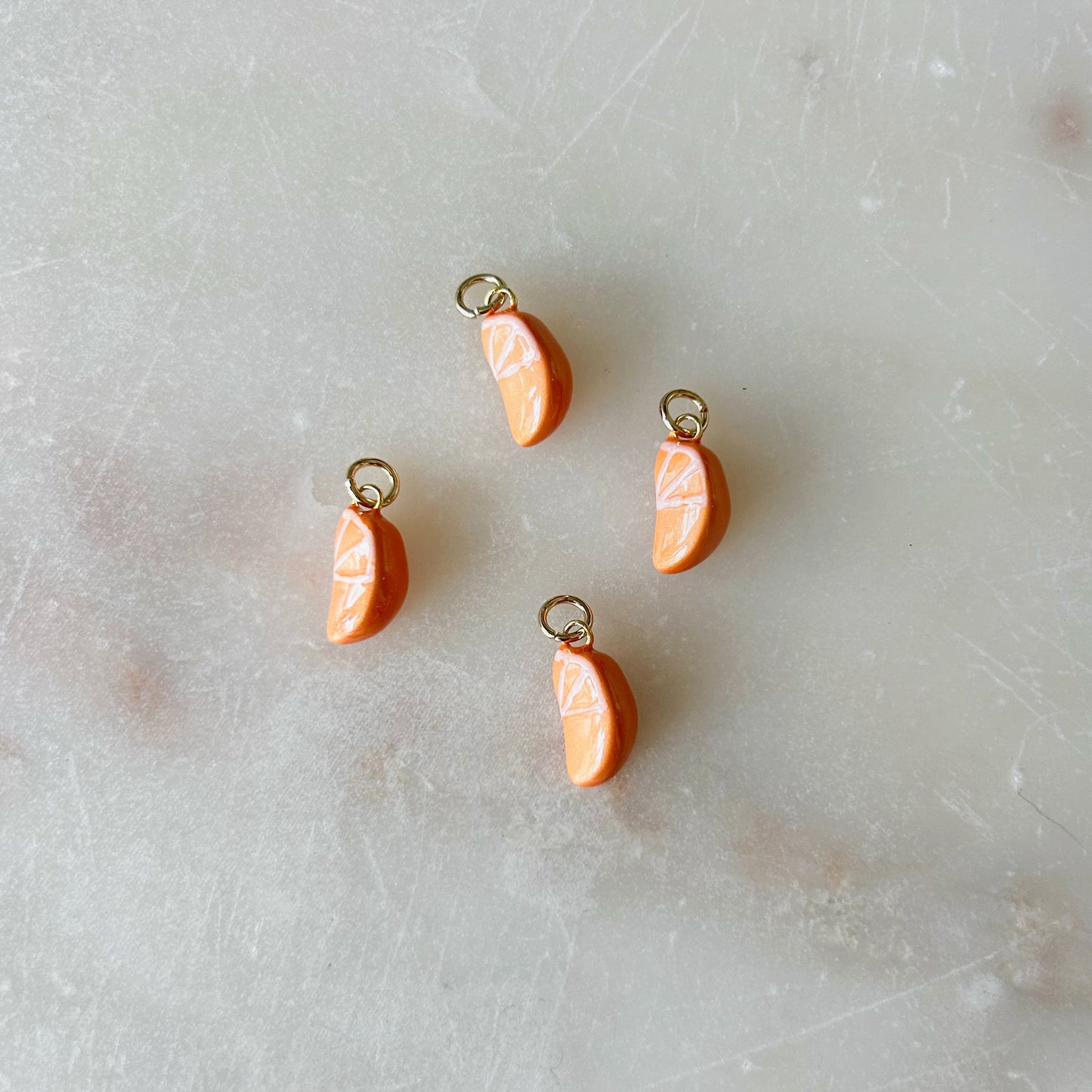 Orange Wedge Charm