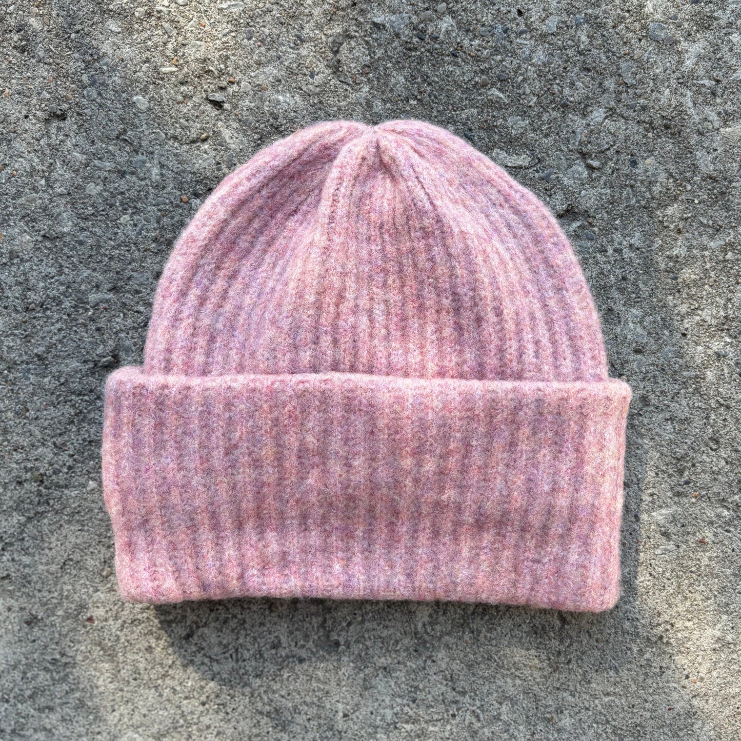Movi Wool and Yak Beanie - Melange Pink