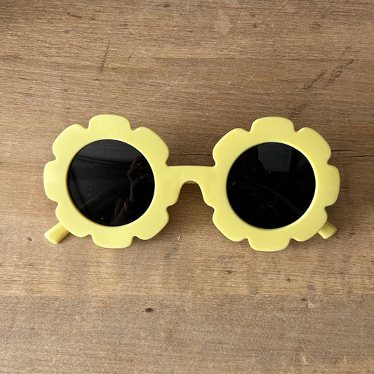 Toddler Flower Sunglasses - Butter Yellow