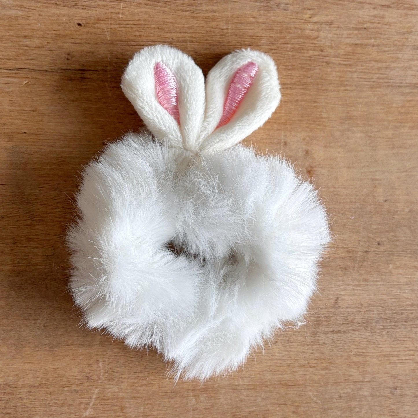 Bunny Hair Scrunchie - Ivory