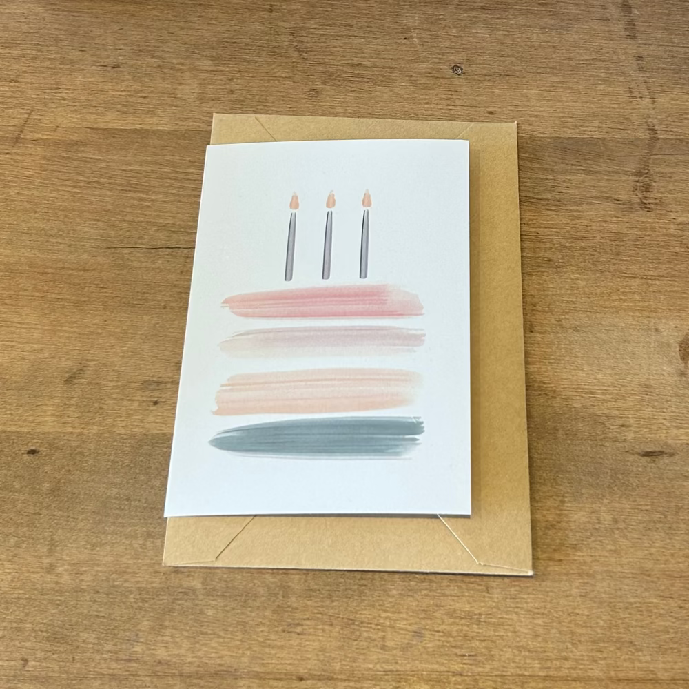 Card - Happy Birthday Cake