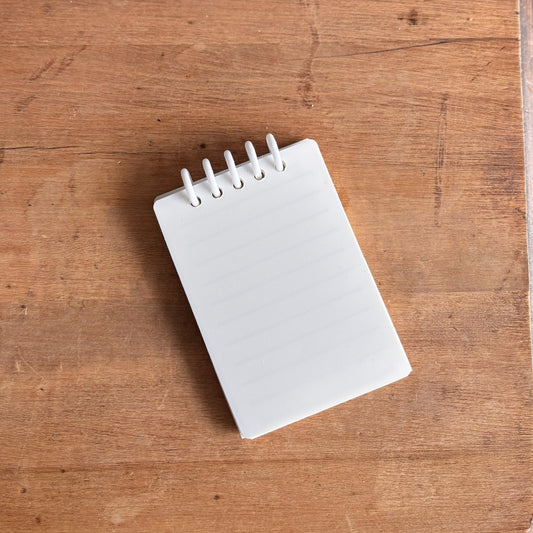Mini Notebook - White