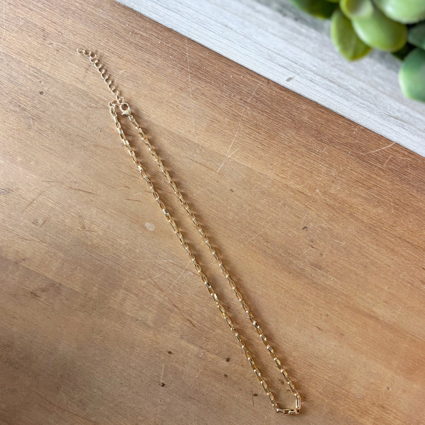 Square Link Necklace