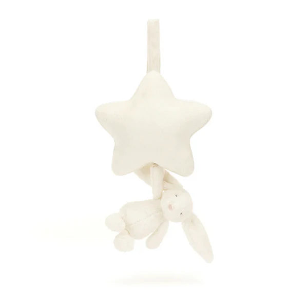 Bashful Bunny Musical Pull - Cream