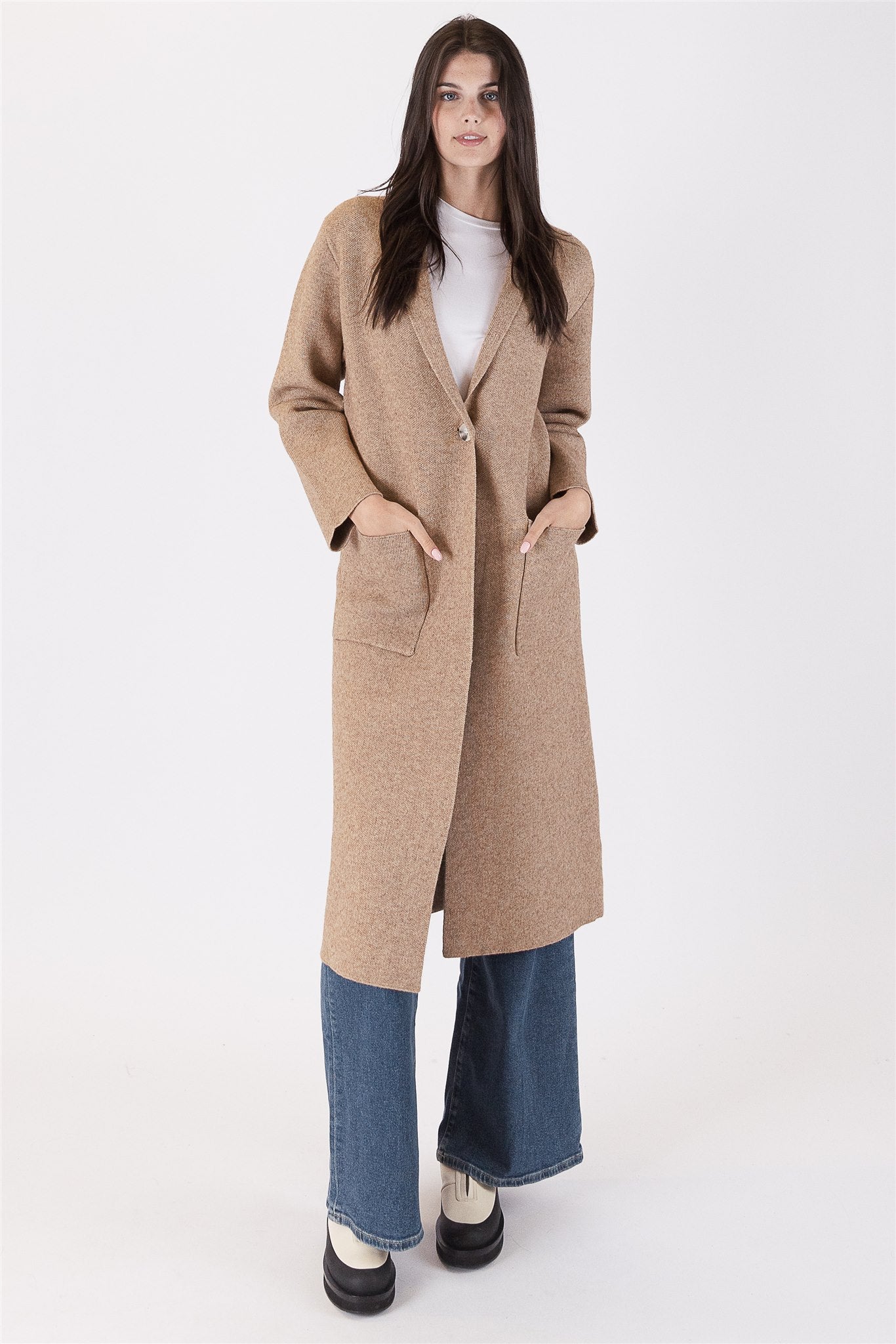 Judith Long Coat - Camel