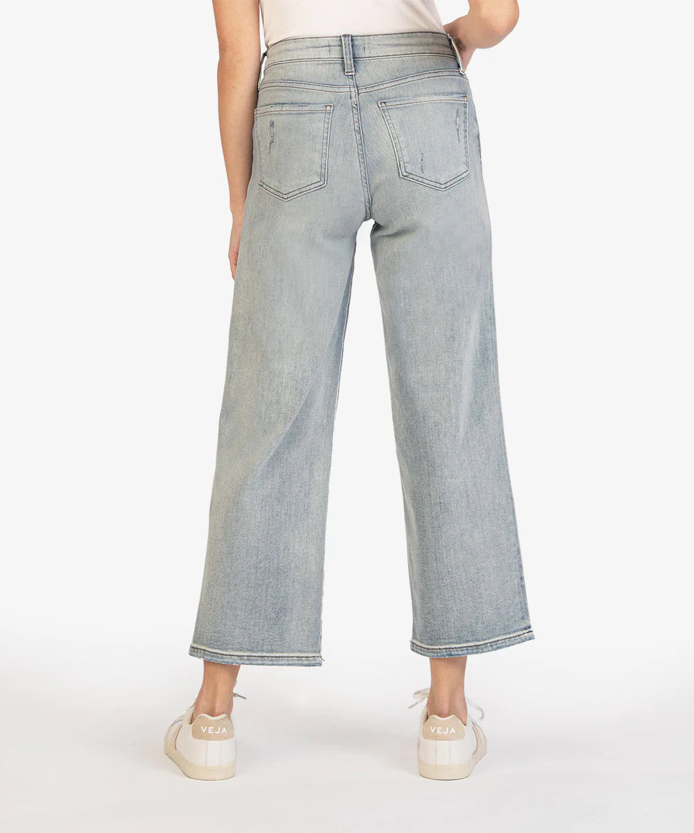 Charlotte High-rise Wide Leg - Effect Wash