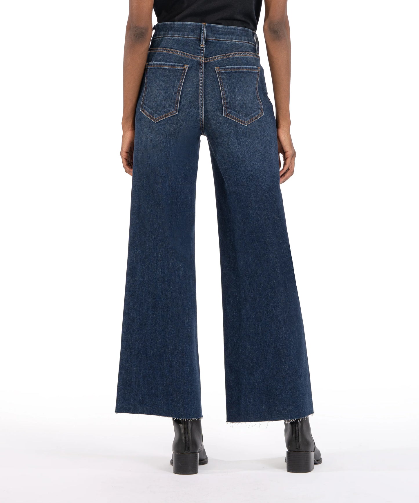 Meg High Rise Wide Leg - Exhibited Wash