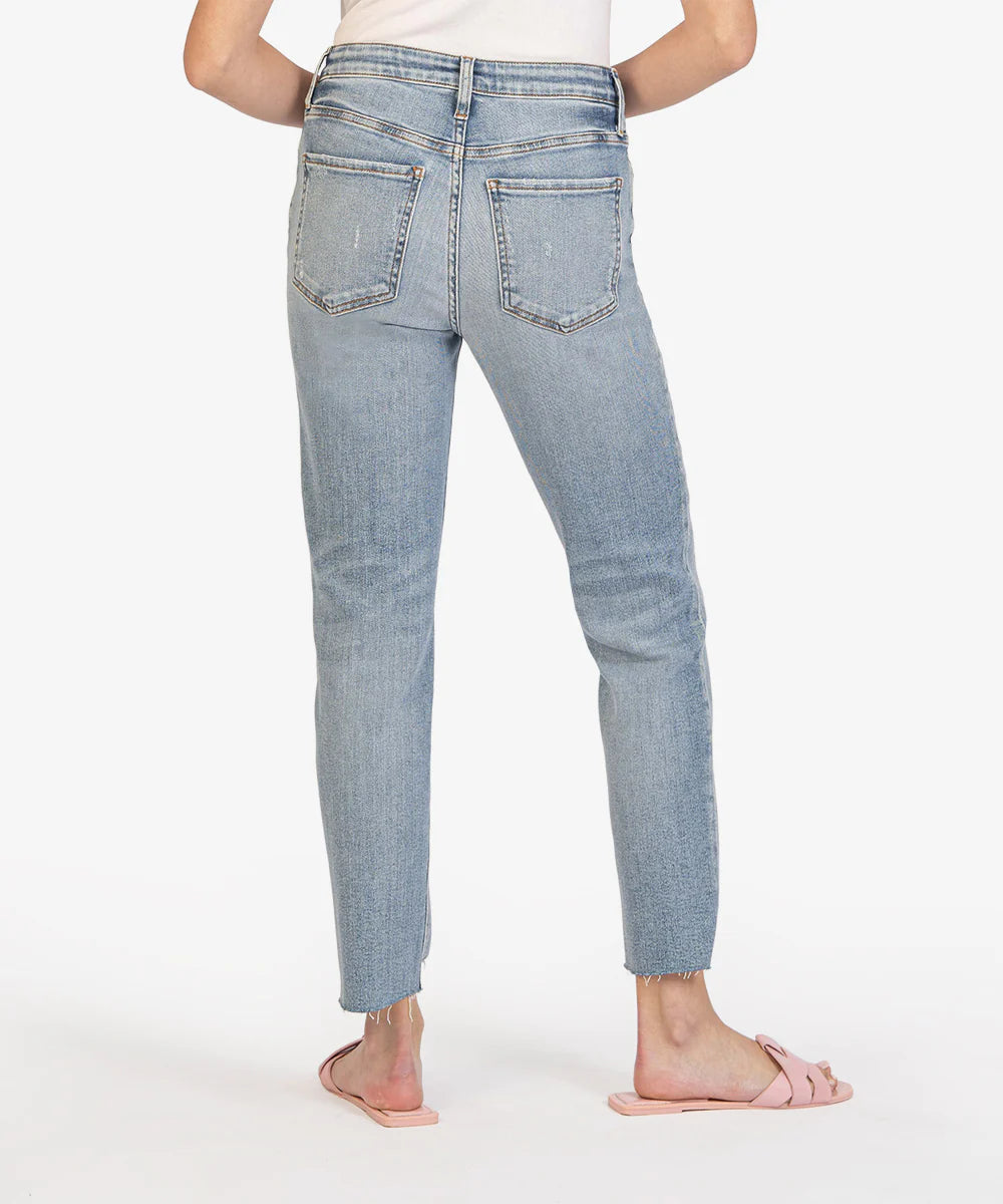 Rachael High Rise Mom Jean - Dignify Wash