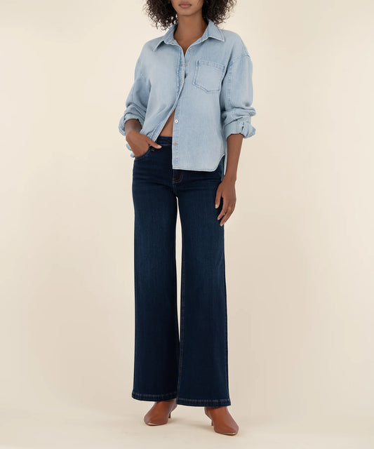 Jean High Rise Wide Leg - Attributable Wash