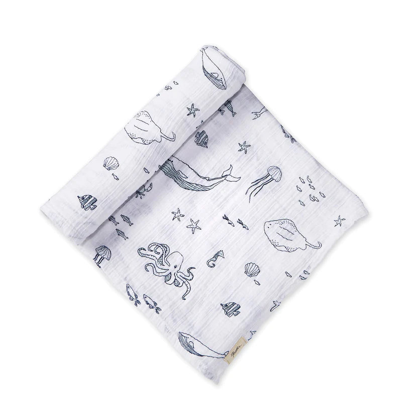 Swaddle Blanket - Life Aquatic