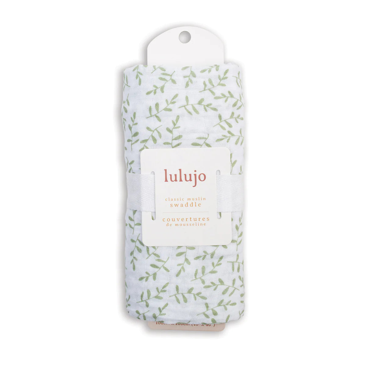 Cotton Muslin Swaddle - Greenery