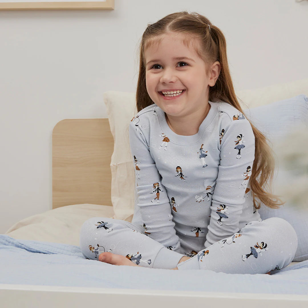 Two Piece Pajama Set - Figure Skating