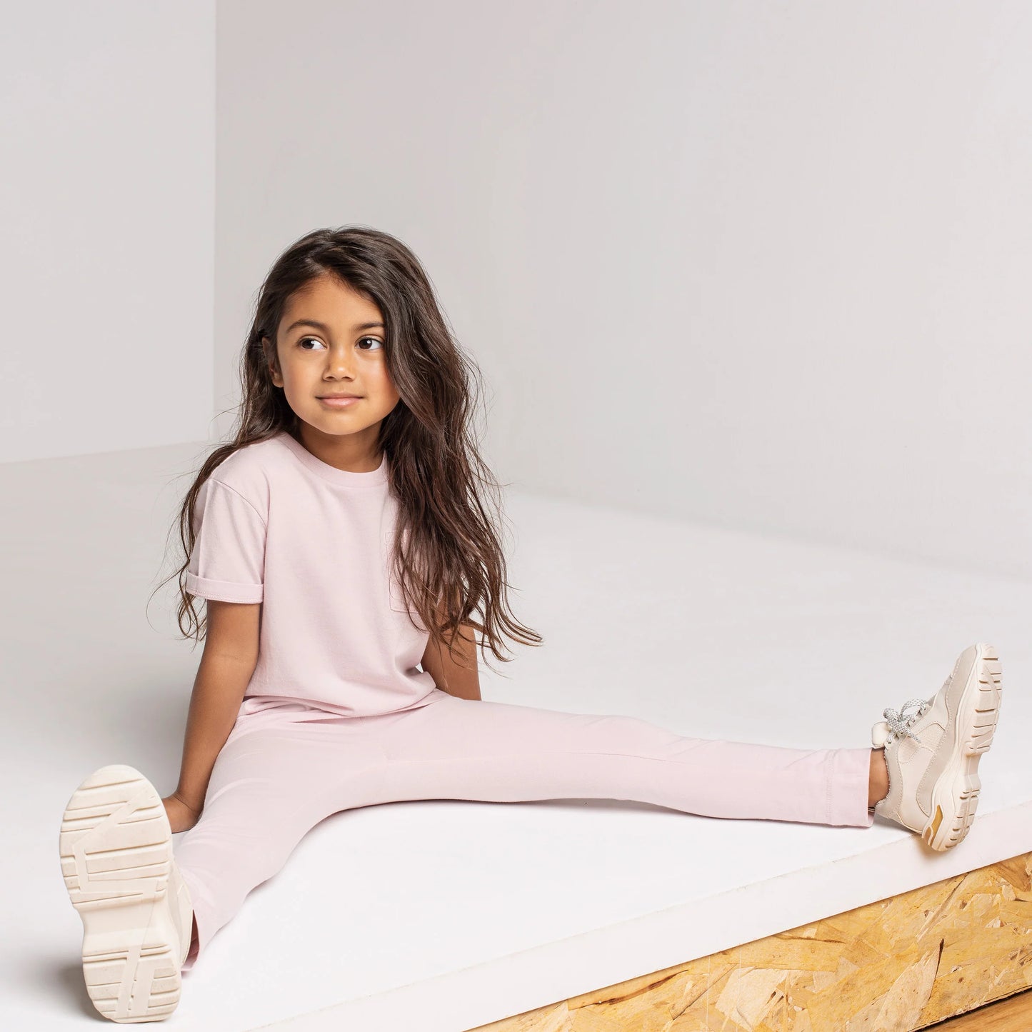 Organic Cotton Legging - Cloud Pink