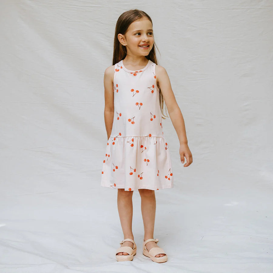 Racerback Jersey Dress - Cherries