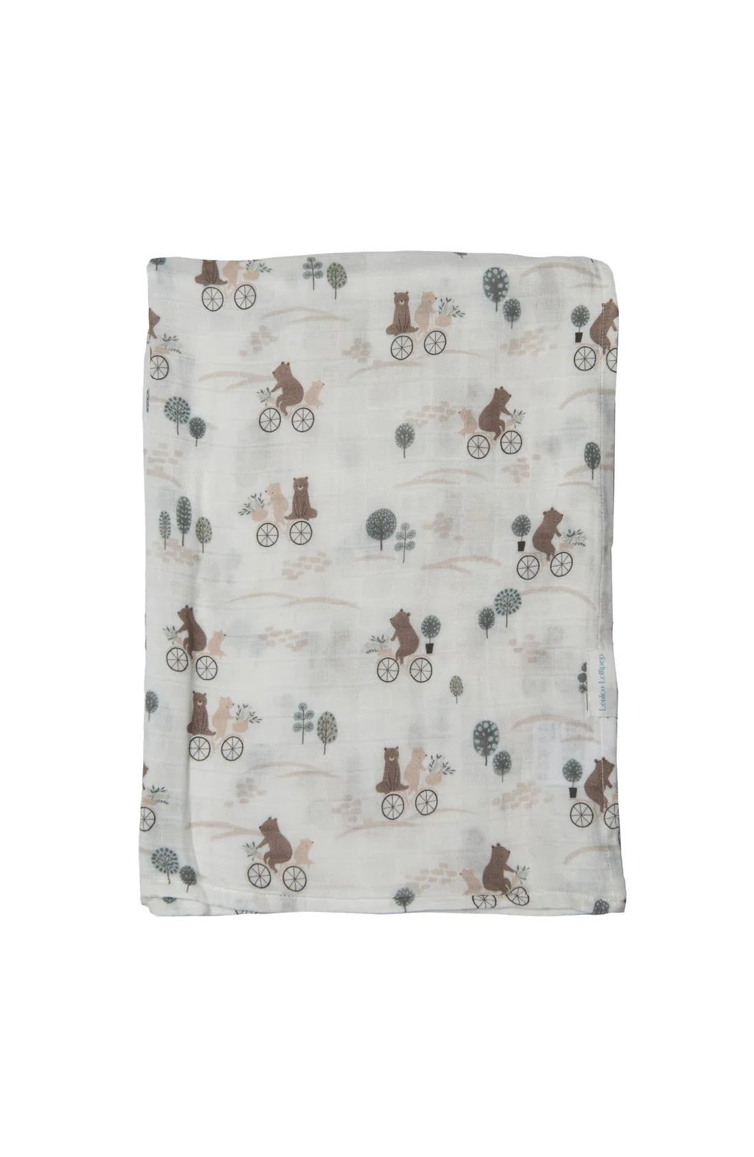 Muslin Swaddle - Bears on Bikes