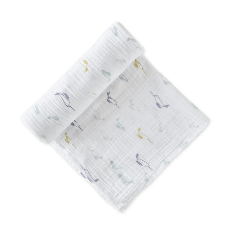 Swaddle Blanket - Narwhal