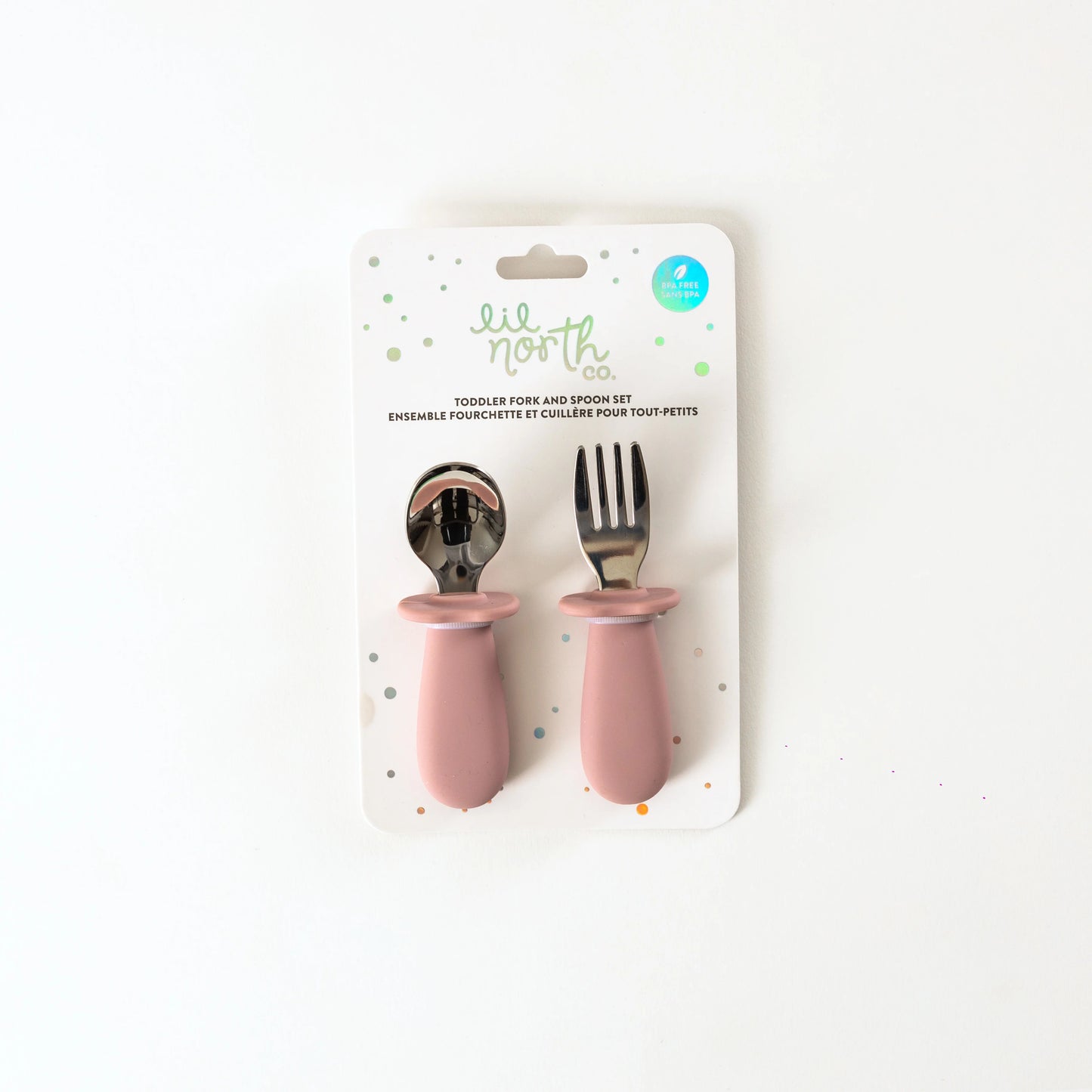Toddler Cutlery Set - Pale Mauve