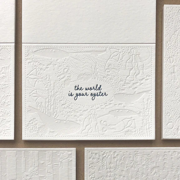 Card - The World Is Your Oyster