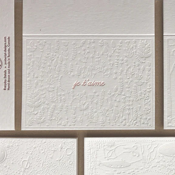Card - Je t'aime