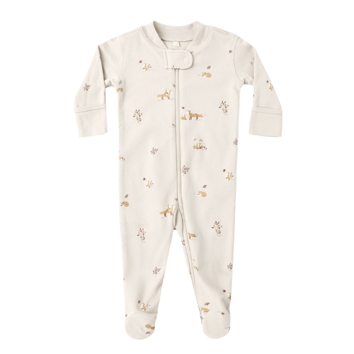 Organic Zip Footie Sleeper - Fox Land