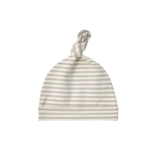Knotted Hat - Ash Stripe