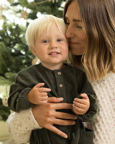 Relaxed Woven Jumpsuit - Evergreen