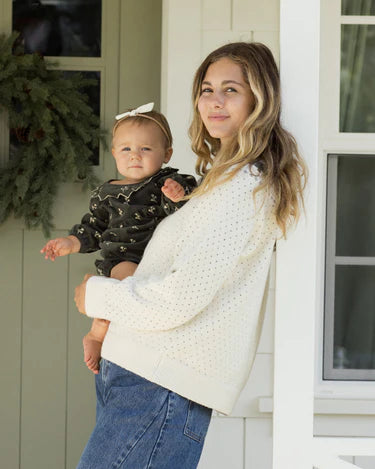 Freya Romper - Blossom Embroidery