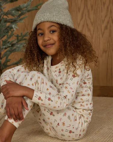 Long Sleeve Pajama Set - Festive