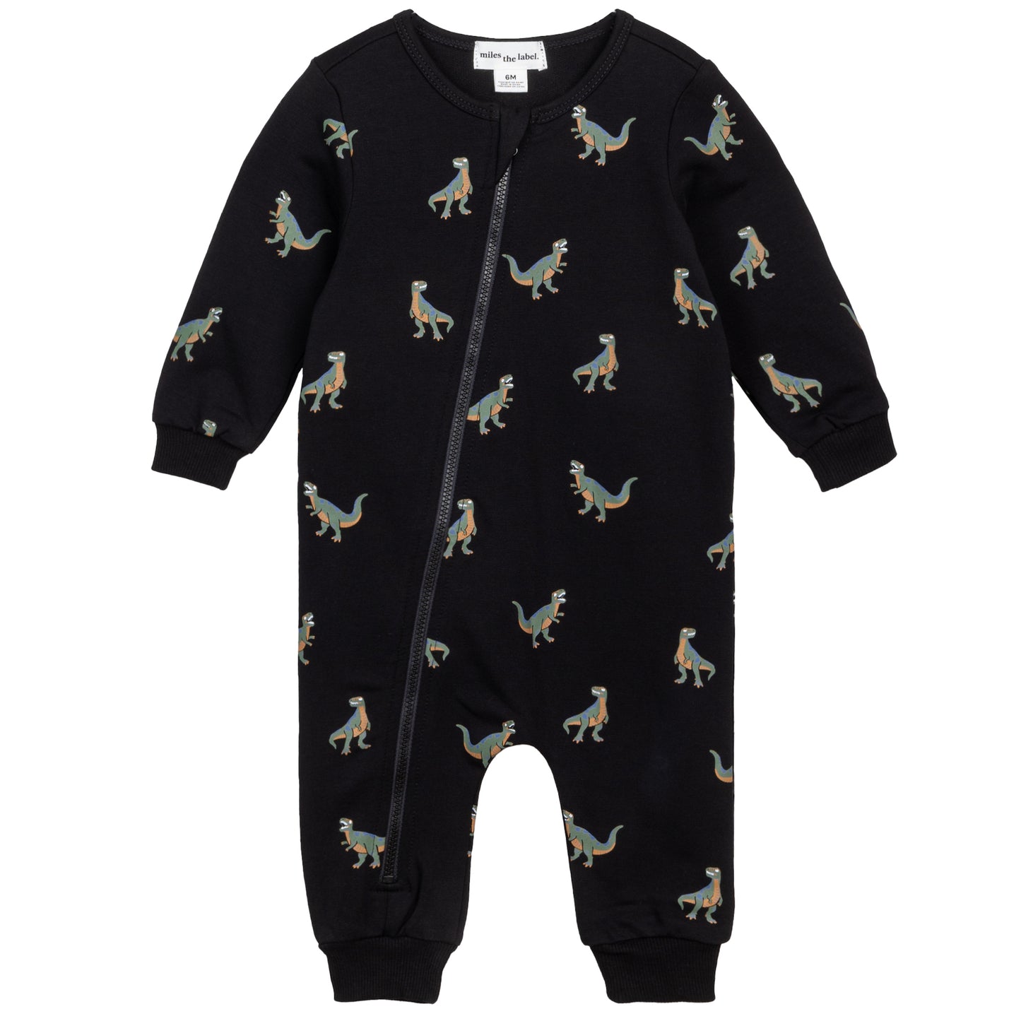Organic Cotton Playsuit - T-Rex