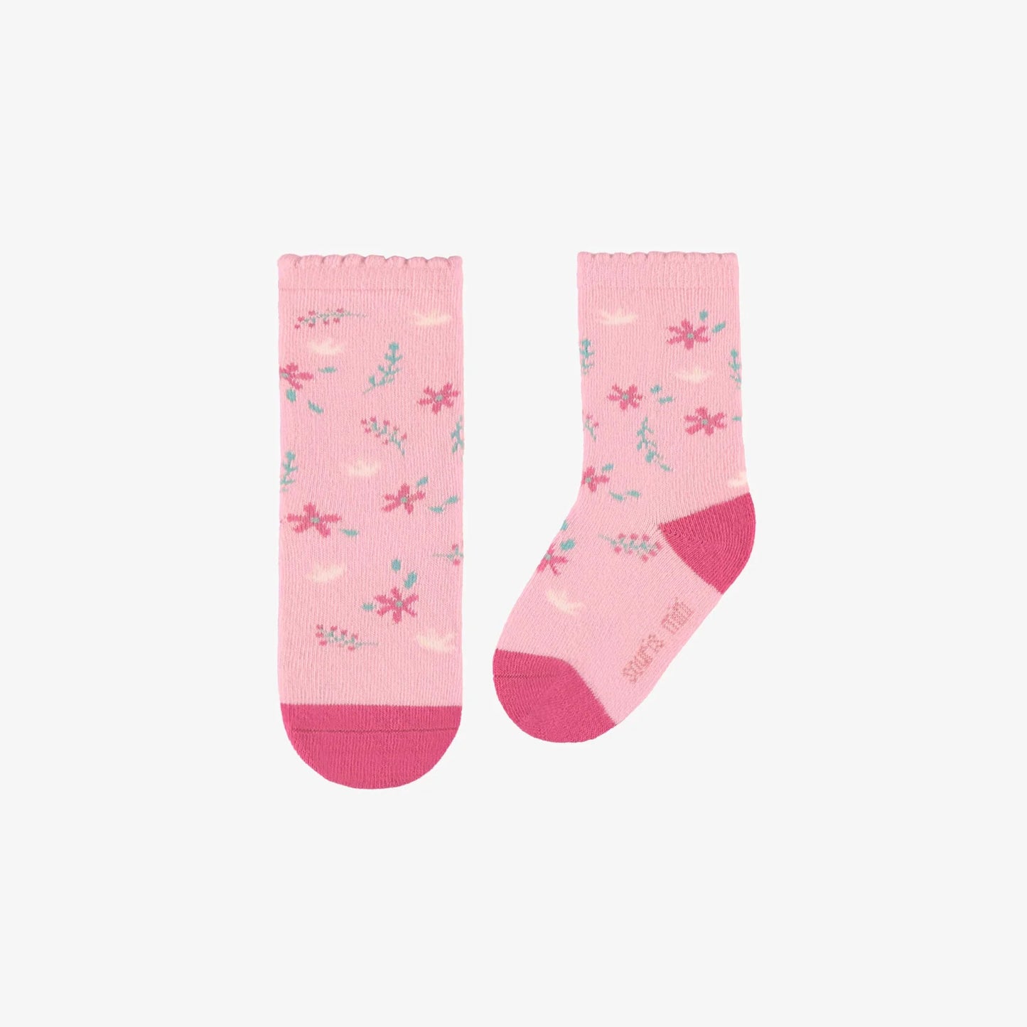 Stretchy Cotton Socks - Floral