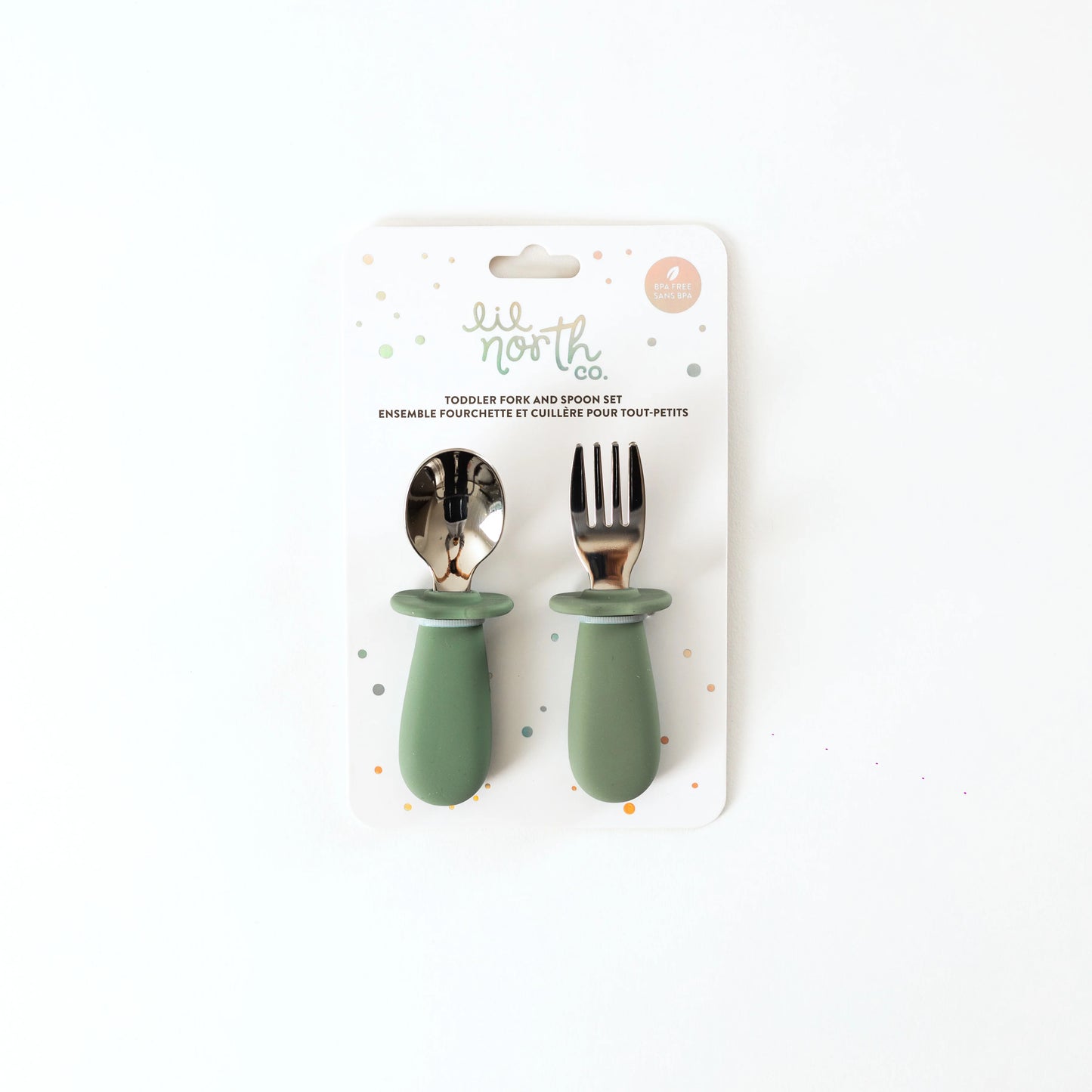 Toddler Cutlery Set - Sage