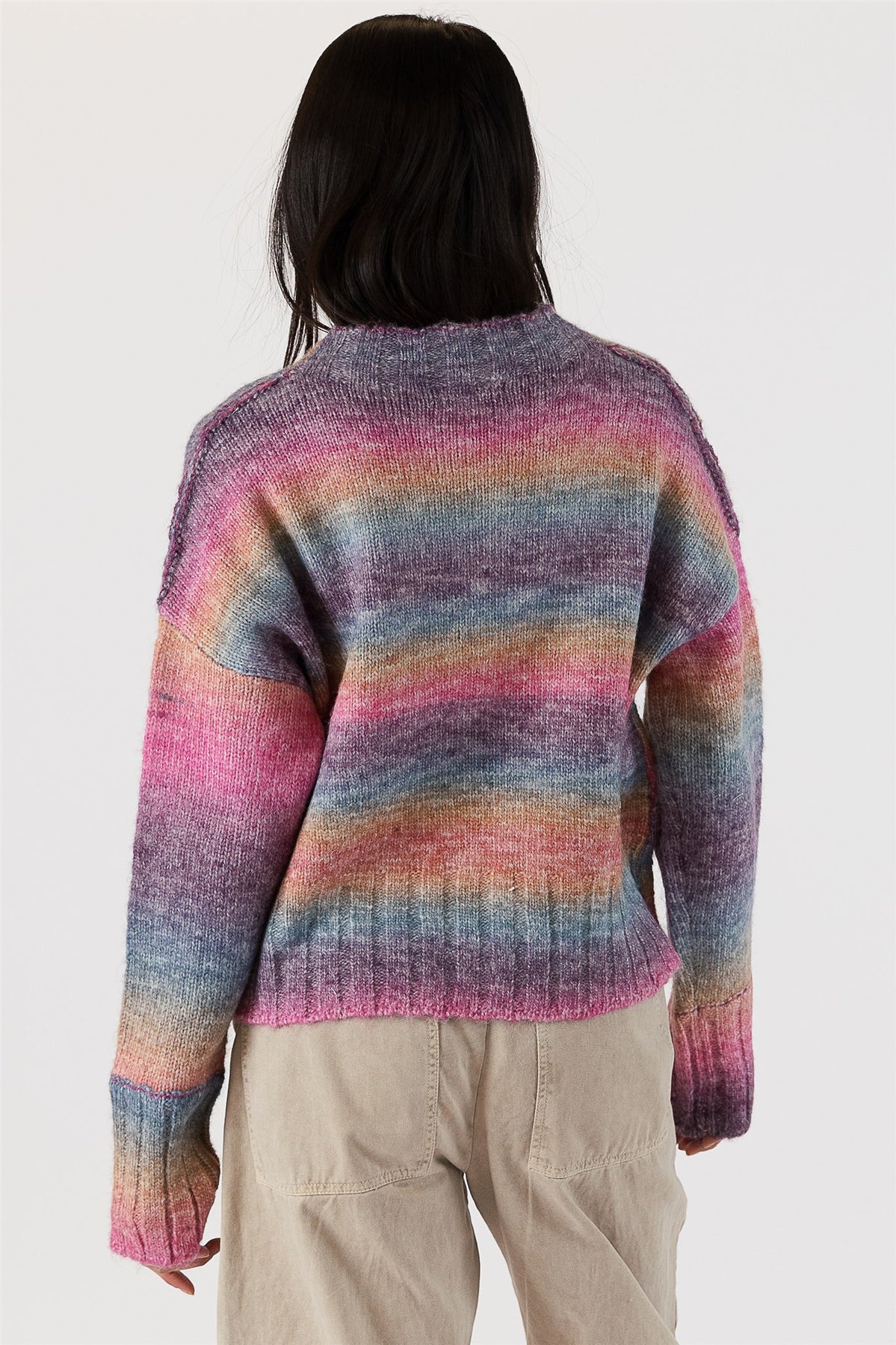 Suzie Crewneck Sweater - Dark Ombre