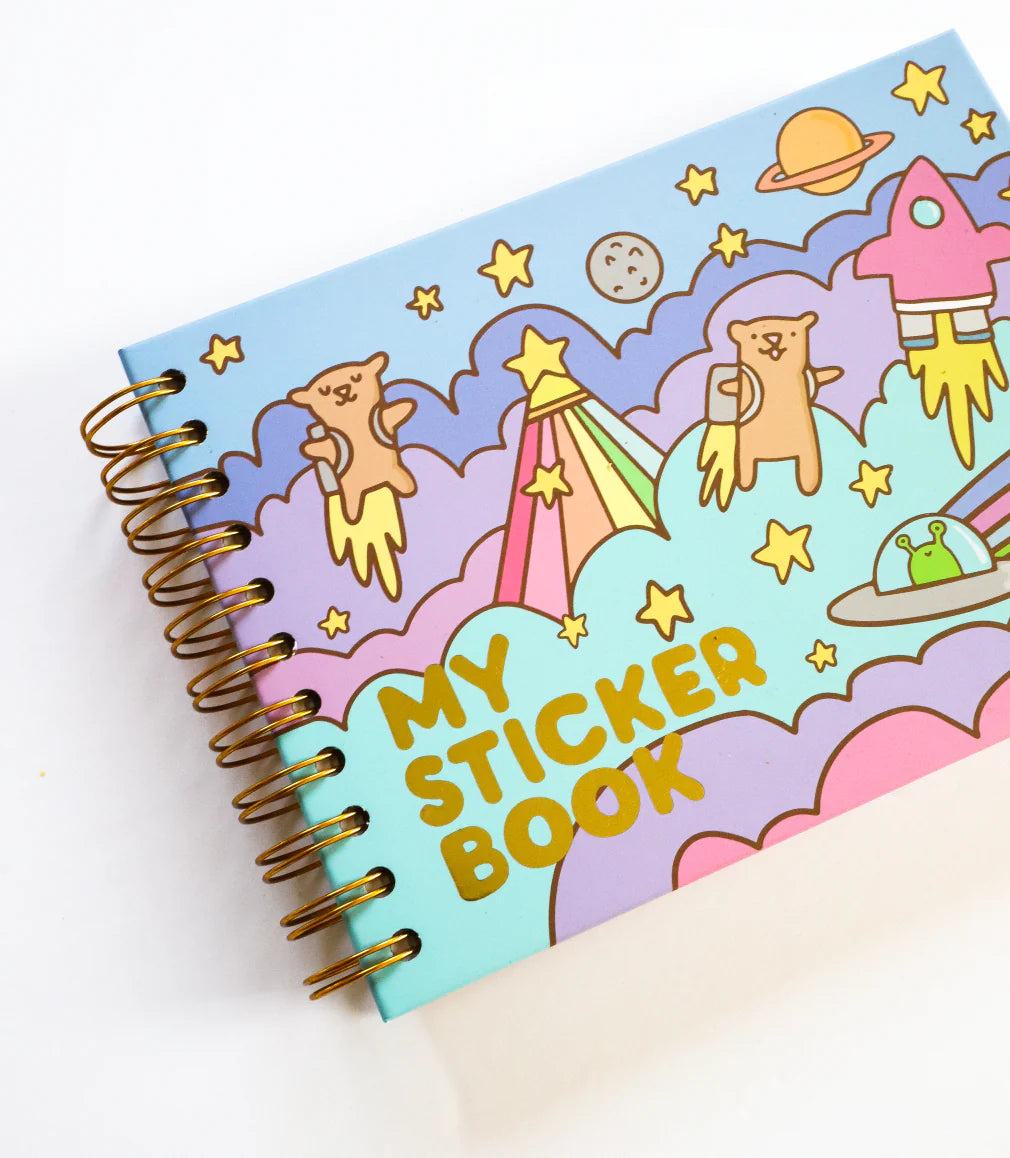 Hardcover Sticker Book - Bears in Space