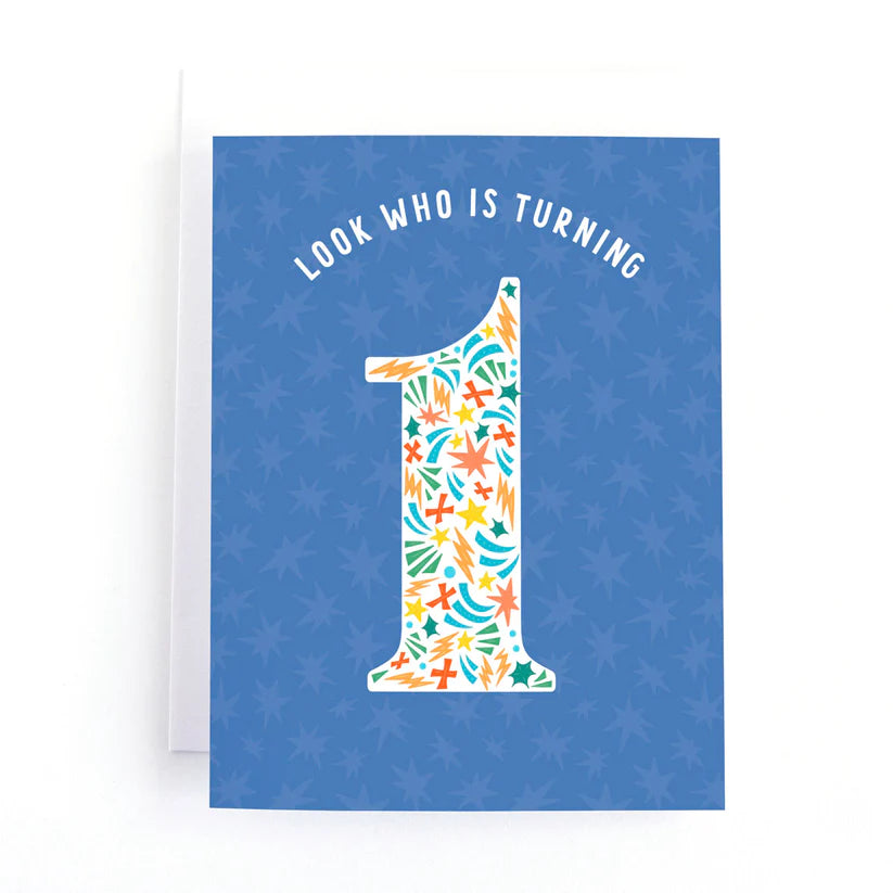 Card - Turning one