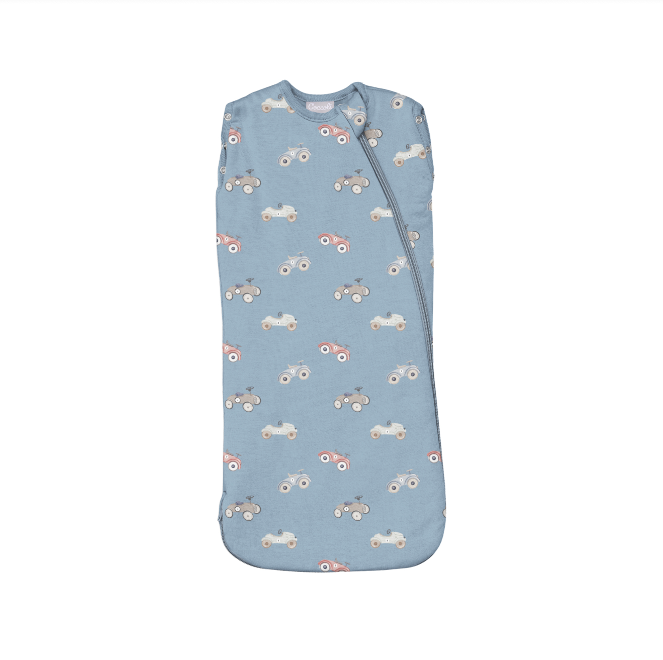 Swaddle Sleepsack - Cars on Blue (1.5 TOG)