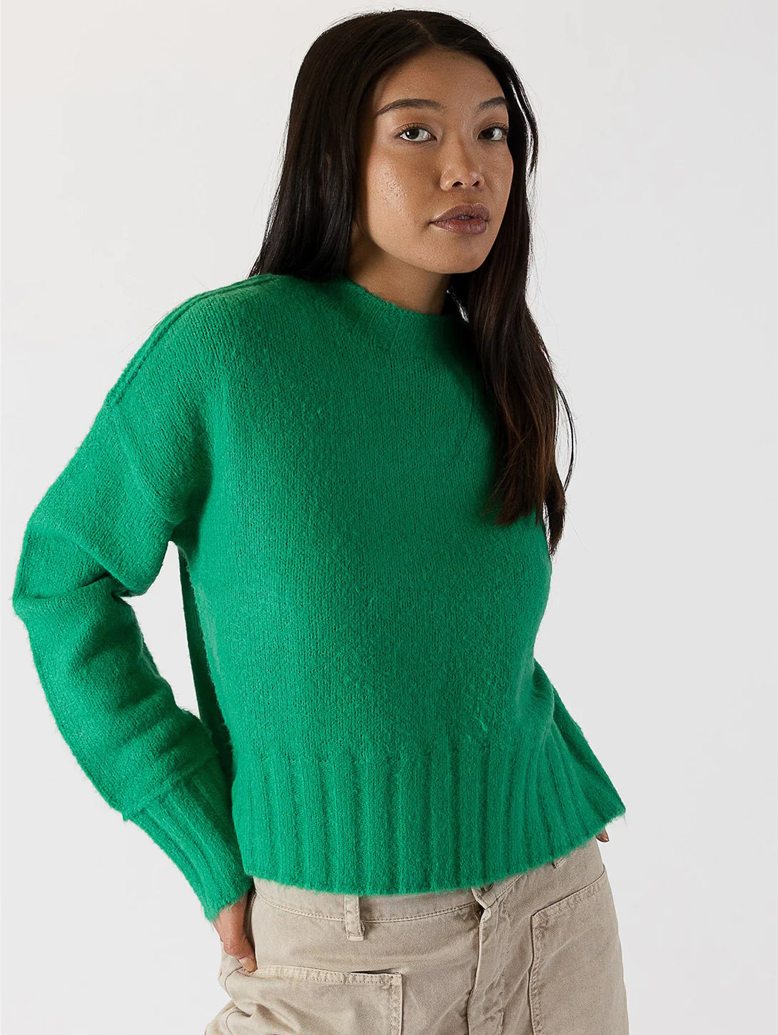 Timmy Crewneck Sweater - Emerald Green