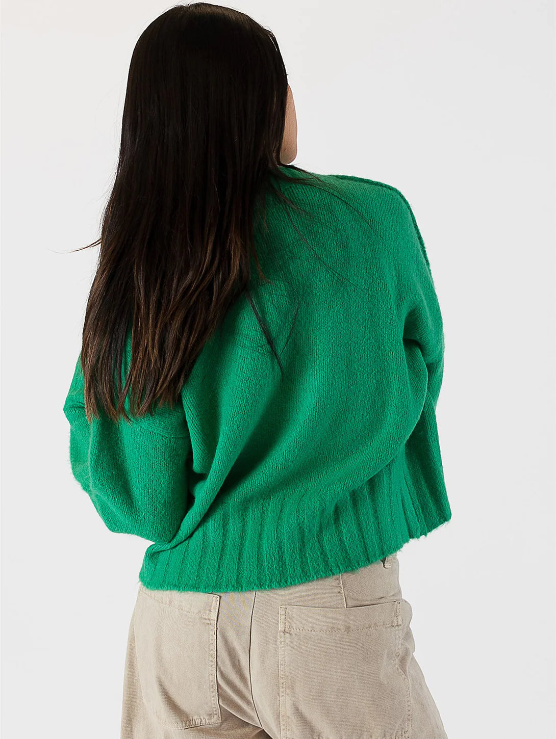 Timmy Crewneck Sweater - Emerald Green