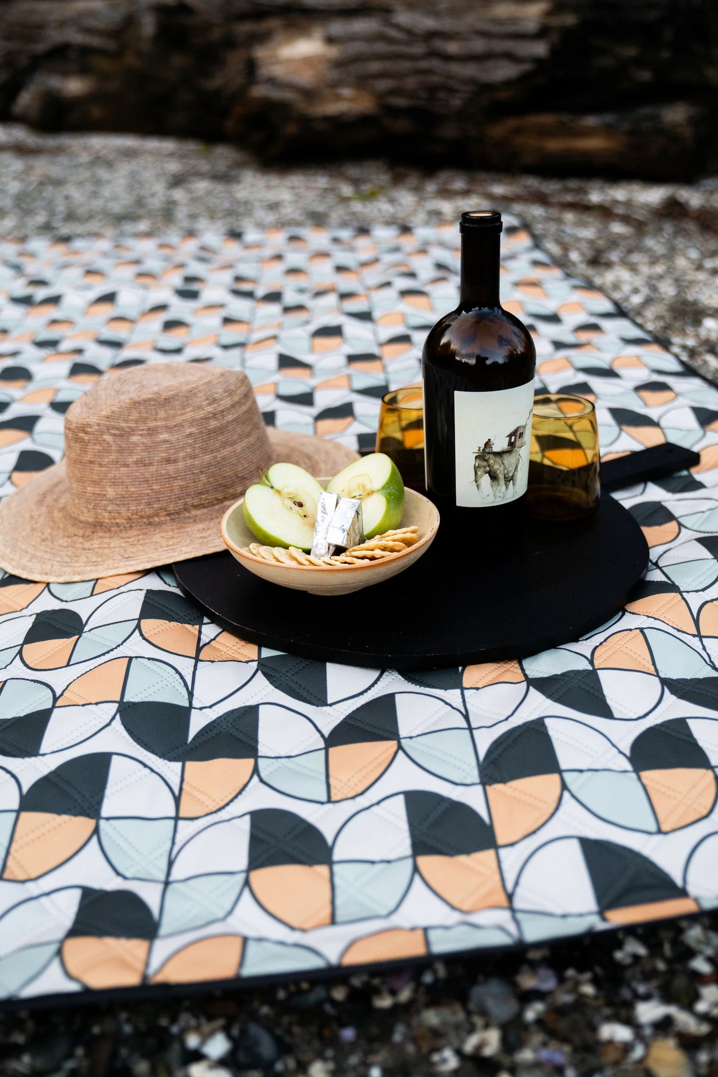 The Excursion Packable Picnic Blanket - Olive Mix