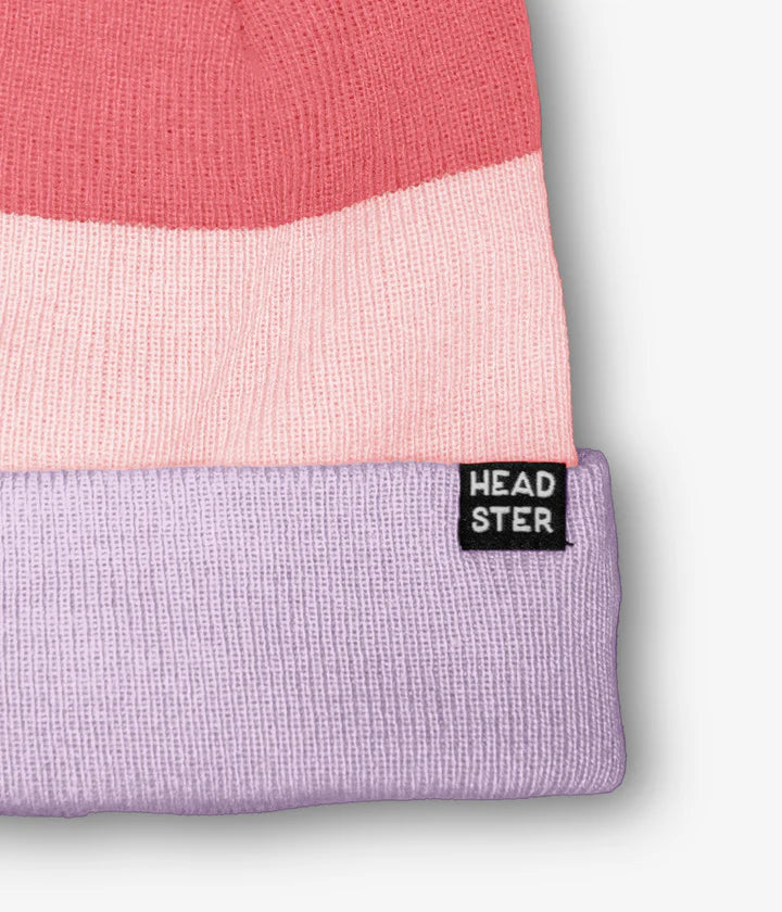 Tri-Colour Fleece-Lined Toque - Ultra Violet