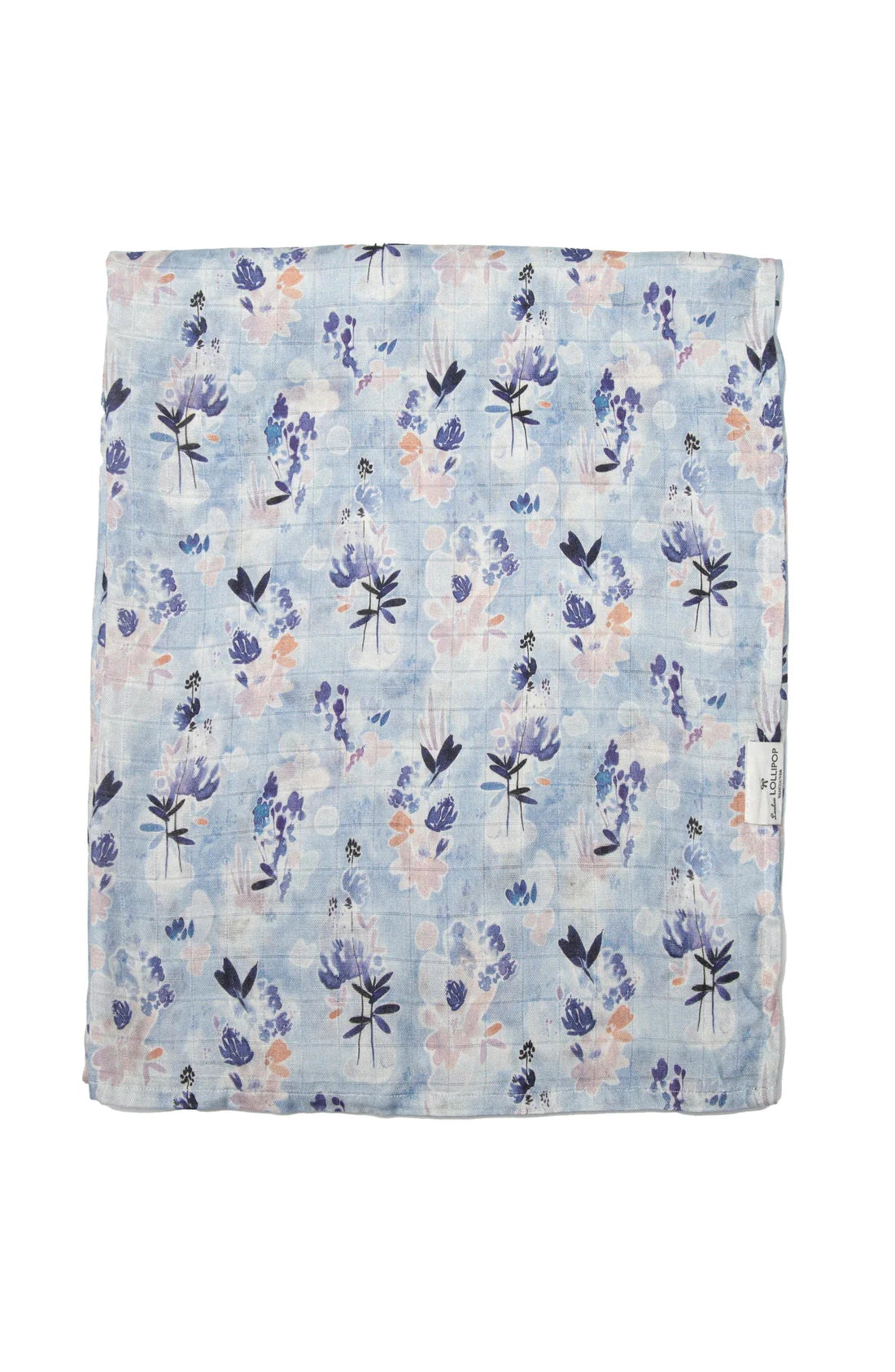 Muslin Swaddle - Ink Floral
