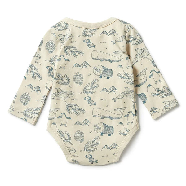 Organic Cotton Bodysuit - Arctic Blast