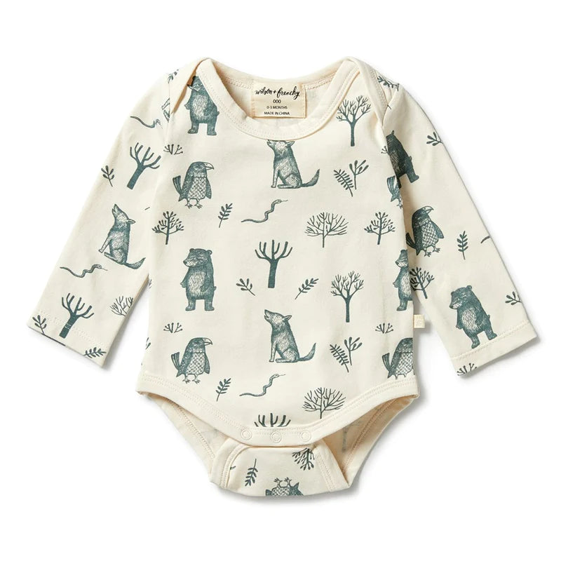 Organic Cotton Bodysuit - The Woods