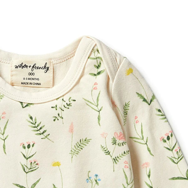 Organic Cotton Bodysuit - Wildflower