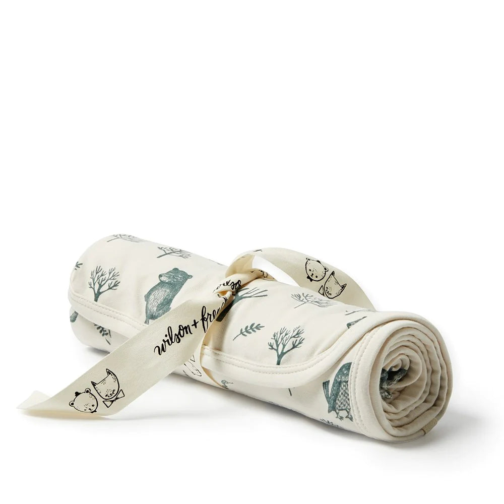 Organic Cotton Swaddle - The Woods