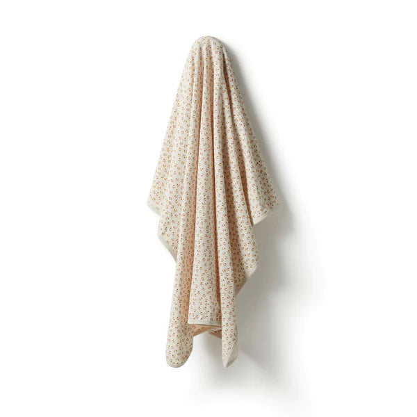 Organic Cotton Swaddle - Ditsy Floral