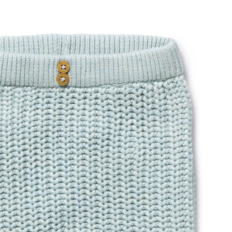 Organic Knit Pant - Cloud Blue