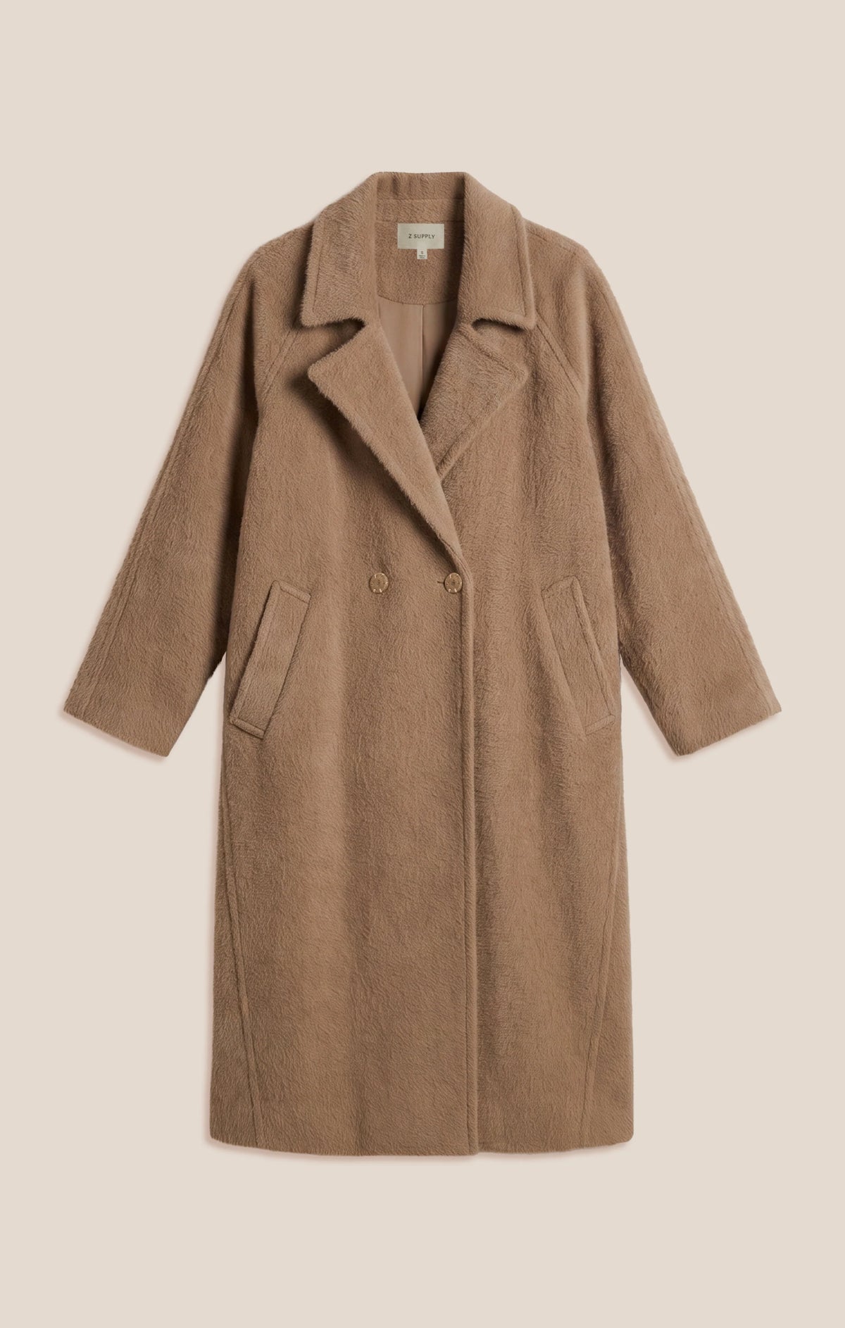 Crosby Cocoon Coat - Light Toffee